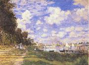 Claude Monet Port in Argenteuil oil painting on canvas